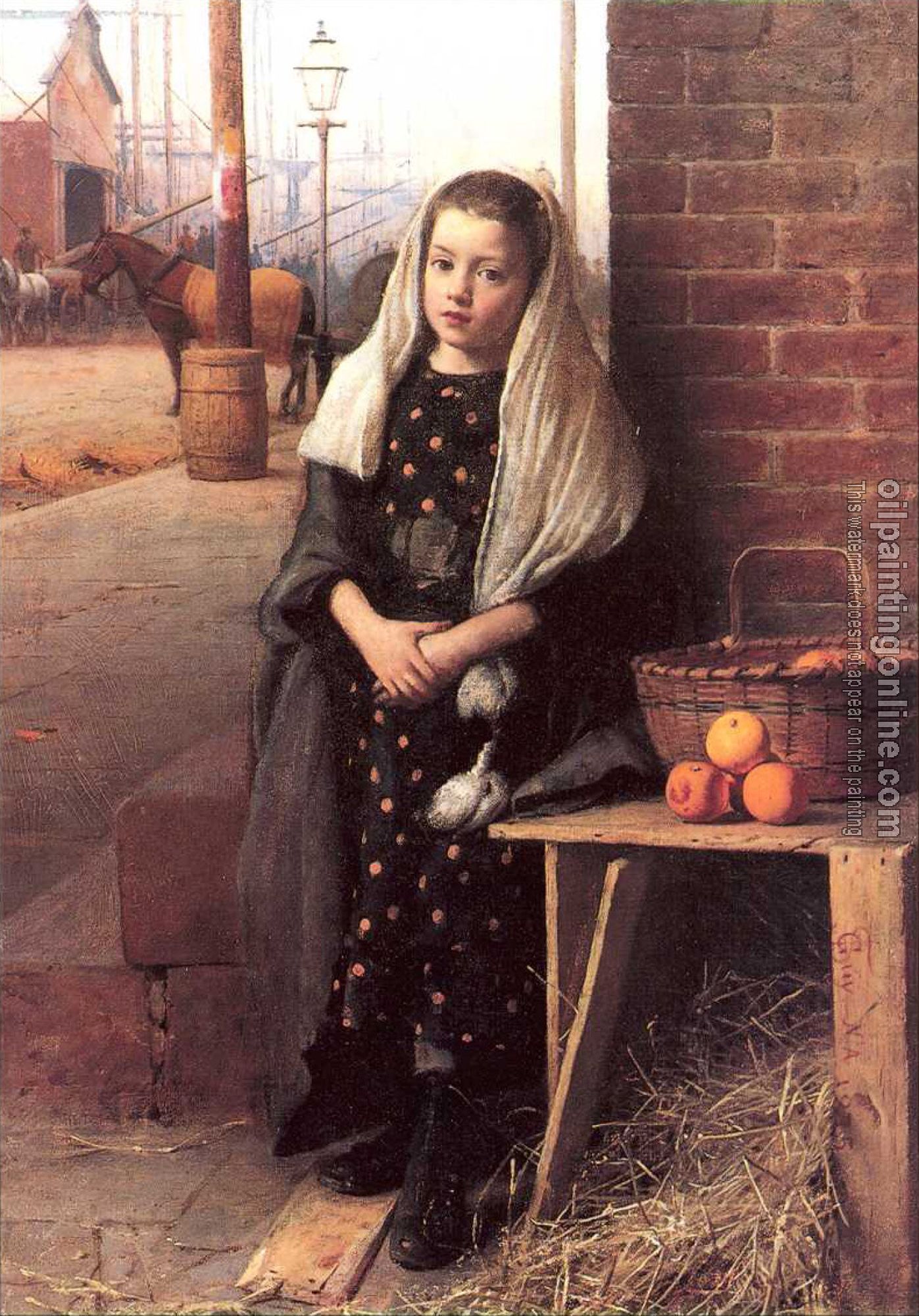 Seymour Joseph Guy - The Little Orange Girl